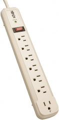 Tripp-Lite - 7 Outlets, 120 VAC15 Amps, 4' Cord, Power Outlet Strip - Floor, Keyhole Mount, 5-15 NEMA Configuration, 12.4" Strip - Exact Tooling