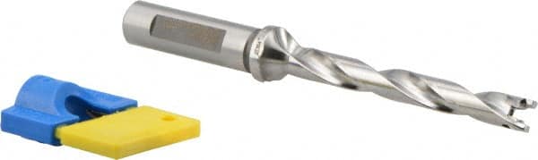 Iscar - 0.354" to 0.39" Diam, 8xD, 2.83" Max Depth, 1/2" Shank Diam, 5.23" OAL, Replaceable-Tip Drill - FCP, ICK, ICK-2M, ICM, ICP, iCP-2M Insert, 51101541 Toolholder, Series SumoCham - Exact Tooling