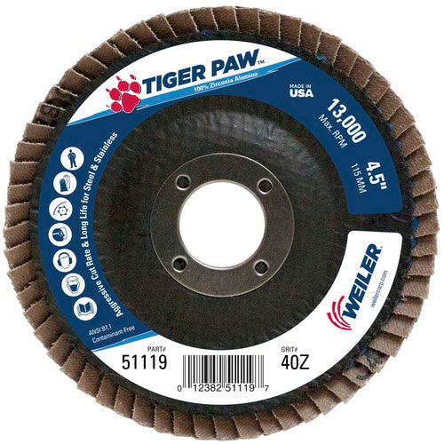 4 1/2 TIGER PAW ABRASIVE - Exact Tooling
