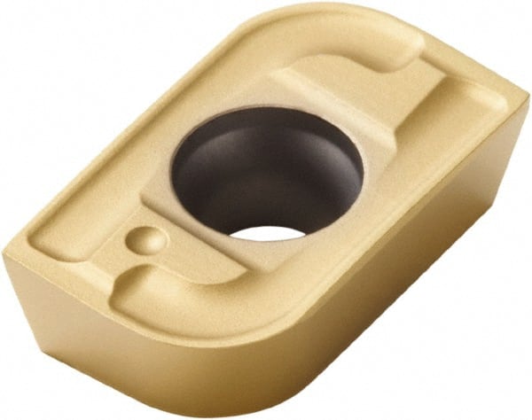 Seco - APFT160440 M13 Grade T25M Carbide Milling Insert - TiCN/TiC/TiCN/TiN Finish, 0.187" Thick, 0.157" Corner Radius - Exact Tooling