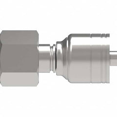 Eaton - Hydraulic Hose Fittings & Couplings Type: Female Swivel DIN 24 Seat Heavy Hose Diameter: 7/8 (Inch) - Exact Tooling