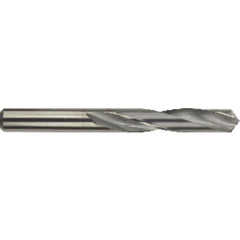 #40 Dia. × 0.098″ Shank × 1″ Flute Length × 2″ OAL, Standard, 118°, Bright, 2 Flute, External Coolant, Round Solid Carbide Drill Series/List #5374 - Exact Tooling