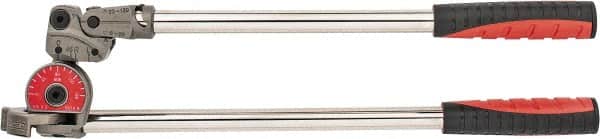 Ridgid - 15/16" Bend Radius, 3/8" Capacity, Tubing Bender - 21" OAL, Works on Stainless Steel, Steel & Titanium - Exact Tooling