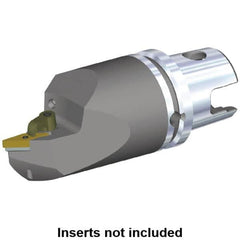 Kennametal - Left Hand Cut, Size KM63, VN.. Insert Compatiblity, Modular Turning & Profiling Cutting Unit Head - 115mm Head Length, Through Coolant, Series M-Clamping - Exact Tooling