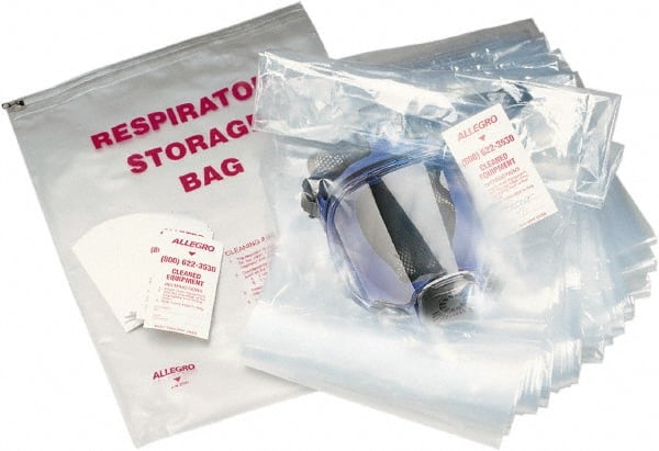 Allegro - Full Face Mask, Half Face Mask Respirator Bag - Polyester, 8" Long x 12" Wide, 2,600 Cu In Capacity - Exact Tooling
