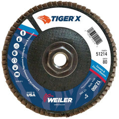 5 × 5/8-11 ARBOR 80X FLAP DISC - Exact Tooling