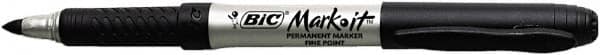 Bic - Black Permanent Marker - Fine Tip, Alcohol Base Ink - Exact Tooling