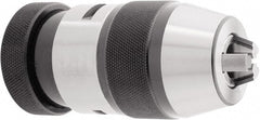 Accupro - JT2, 1/32 to 3/8" Capacity, Tapered Mount Steel Drill Chuck - Keyless, 43mm Sleeve Diam, 3-3/16" Open Length - Exact Tooling