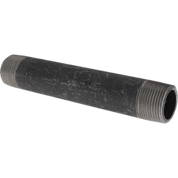 Value Collection - Black Pipe Nipples & Pipe Style: Welded Nipple Pipe Size: 1 (Inch) - Exact Tooling