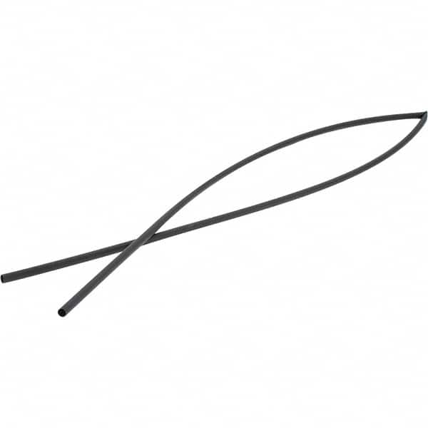 Value Collection - 48" Long Heat Shrink Electrical Tubing - Black - Exact Tooling