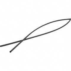 Value Collection - 48" Long Heat Shrink Electrical Tubing - Black - Exact Tooling