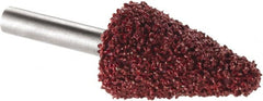 KUTZALL - 3/4" Cut Diam, 1/4" Shank Diam, Taper Head Burr - Carbide - Exact Tooling