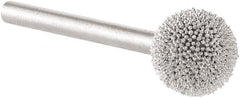 KUTZALL - 3/8" Cut Diam, 1/8" Shank Diam, Ball Head Burr - Carbide - Exact Tooling