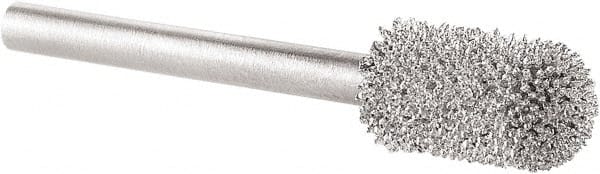 KUTZALL - 1/4" Cut Diam, 1/8" Shank Diam, Cylinder Ball End Head Burr - Carbide, Ball End - Exact Tooling