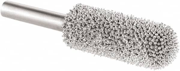KUTZALL - 1/2" Cut Diam, 1/4" Shank Diam, Cylinder Ball End Head Burr - Carbide, Ball End - Exact Tooling