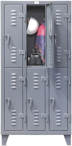Strong Hold - 2 Door, 2 Tier, Steel Locker - Exact Tooling