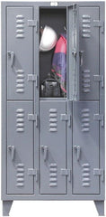 Strong Hold - 2 Door, 2 Tier, Steel Locker - Exact Tooling