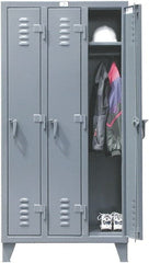 Strong Hold - 4 Door, 1 Tier, Steel Locker - Exact Tooling