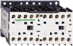 Schneider Electric - 3 Pole, 24 Coil VAC at 50/60 Hz, 16 Amp at 690 VAC, 20 Amp at 440 VAC and 9 Amp at 440 VAC, Reversible IEC Contactor - BS 5424, CSA, IEC 60947, NF C 63-110, RoHS Compliant, UL Listed, VDE 0660 - Exact Tooling
