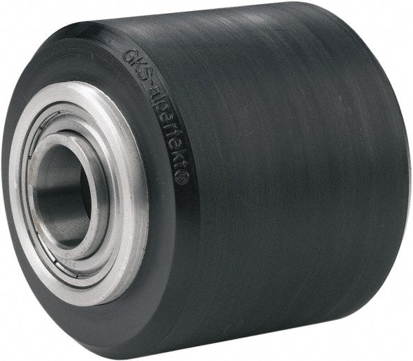 GKS - 3-3/10" Wide x 3.3" High Hand Truck Roller - 1,650 Lb Load Capacity - Exact Tooling