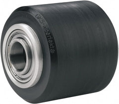 GKS - 3-3/10" Wide x 3.3" High Hand Truck Roller - 1,650 Lb Load Capacity - Exact Tooling