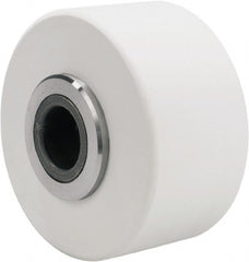 GKS - 3-3/10" Wide x 5-1/2" High Hand Truck Roller - 5,500 Lb Load Capacity - Exact Tooling