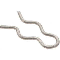 Value Collection - 9/64" Groove, 1/2" Long, Stainless Steel Hair Pin Clip - 0.031" Clip Diam, 3/16" Shaft Diam, Grade 302 & 18-8 - Exact Tooling