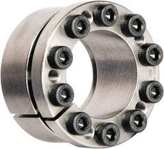 Climax Metal Products - M4 Thread, 3/4" Bore Diam, 1-5/16" OD, Shaft Locking Device - 6 Screws, 3,286 Lb Axial Load, 1-7/16" OAW, 0.472" Thrust Ring Width, 1,232 Ft/Lb Max Torque - Exact Tooling