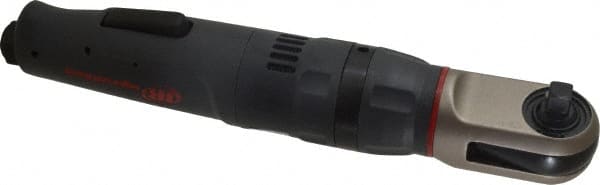 Ingersoll-Rand - 3/8" Drive, 200 RPM, 65 Ft/Lb Torque Ratchet Wrench - Inline Handle, 23 CFM, 1/4" NPTF Inlet - Exact Tooling