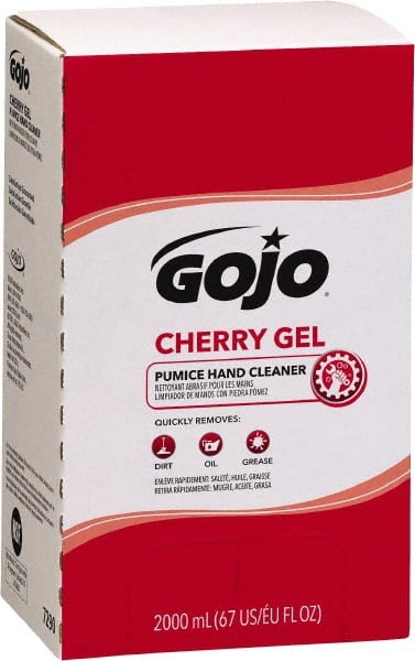 GOJO - 2 L Dispenser Refill Gel Hand Cleaner - Red, Cherry Scent - Exact Tooling