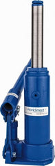 Value Collection - 2 Ton Capacity Side Pump Bottle Jack - 7-1/8" to 13-3/4" High, 4-5/8" Piston Stroke, 2" Screw Length, 1/2" Screw Diam, 0.86" Plunger Diam, 3-3/4" Long x 3-5/8" Wide Base - Exact Tooling