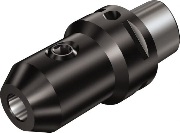 Sandvik Coromant - C8;1/2 System Size, Modular Tool Holding System Adapter - 2.7559" Projection, 0.9055" Body Diam, 4.6457" OAL, Through Coolant - Exact Tooling