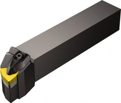 Sandvik Coromant - DWLNR, Left Hand Cut, -5° Lead Angle, 25mm Shank Height x 25mm Shank Width, Negative Rake Indexable Turning Toolholder - 150mm OAL, WNMG 432 Insert Compatibility, Series T-Max P - Exact Tooling