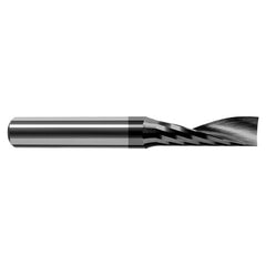 End Mills for Plastics - Single Flute - 0.1875″ (3/16″) Cutter Diameter × 1.0000″ (1″) Length of Cut Carbide Square Upcut End Mill for Plastic, 1 Flute, Amorphous Diamond Coated