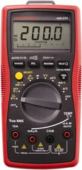 Amprobe - 4210340, CAT IV, CAT III, 1,000 VAC/VDC, Digital True RMS Auto Ranging Manual Ranging Multimeter - 60 mOhm, Measures Voltage, Capacitance, Current, Frequency, Resistance, Temperature - Exact Tooling