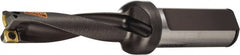 Sandvik Coromant - 2.362" Max Drill Depth, 4xD, 0.562" Diam, Indexable Insert Drill - 2 Inserts, 3/4" Shank Diam, Flange Shank - Exact Tooling