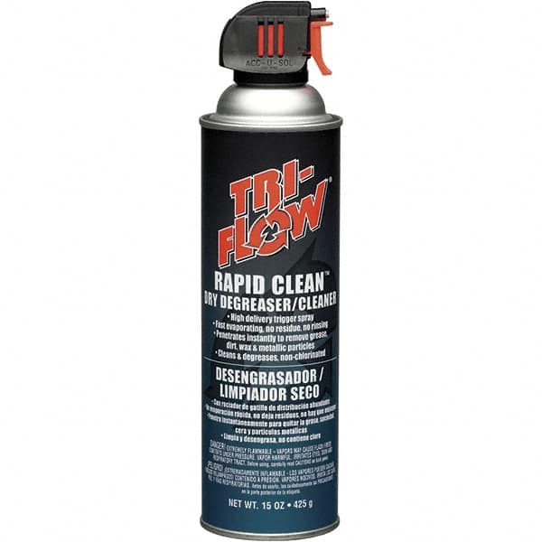 Tri-Flow - 15 oz Aerosol Cleaner/Degreaser - Aerosol, Unscented - Exact Tooling