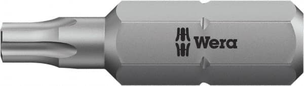 Wera - 1/4" Drive, Pentalobe Screwdriver Bit - 1" OAL - Exact Tooling