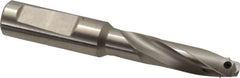 Guhring - 0.492 to 0.511" Diam, 41.3mm Max Depth, 5/8" Shank Diam, 61mm Flute, Replaceable Tip Drill - HT 800 WP Insert, Series 4107 - Exact Tooling