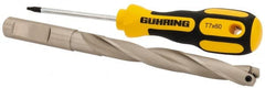 Guhring - 12.5 to 12.99mm Diam, 93.3mm Max Depth, 5/8" Shank Diam, 113mm Flute, 160mm OAL, Replaceable Tip Drill - HT 800 WP Insert, Series 4109 - Exact Tooling