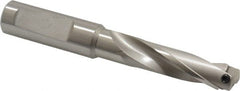 Guhring - 17/32 to 0.551" Diam, 44.6mm Max Depth, 5/8" Shank Diam, 66mm Flute, Replaceable Tip Drill - HT 800 WP Insert, Series 4107 - Exact Tooling