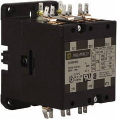 Square D - 3 Pole, 75 Amp Inductive Load, 440 Coil VAC at 50 Hz and 480 Coil VAC at 60 Hz, Definite Purpose Contactor - Exact Tooling