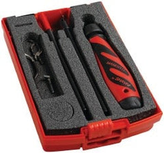 Shaviv - 11 Piece High Speed Steel Blade Hand Deburring Tool Set - B, C Blade Holder, B10, B11, B20, B30, B60, B70;C40 Blades, For Straight Edge, Hole Edge, Hole Inner Surface, Flat Surface - Exact Tooling