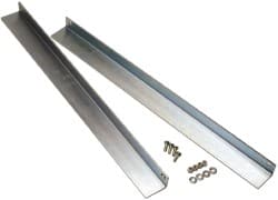 SKB Corporation - Tool Box Steel Rack Accessories - 2" Wide x 1-1/4" Deep x 23" High, Black, For 24" Shock Racks - Exact Tooling