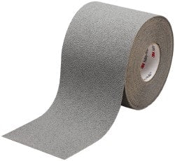 3M - Gray Solid Color Anti-Slip Vinyl Tape - 6" Wide x 60' Long - Exact Tooling