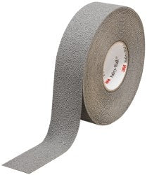 3M - Gray Solid Color Anti-Slip Vinyl Tape - 2" Wide x 60' Long - Exact Tooling