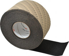 3M - Black Solid Color Anti-Slip Vinyl Tape - 4" Wide x 60' Long - Exact Tooling