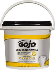 GOJO - Pre-Moistened Hand Cleaning Wipes - Canister, 12-1/4" x 10-1/2" Sheet Size, Red - Exact Tooling