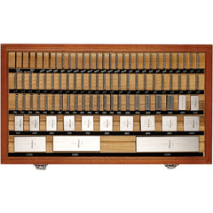 Square Gage Block Set - 81 Pieces - Grade 2 - Steel - Exact Tooling