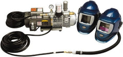 Allegro - Size Universal, Adjustable Quick Release Suspension SAR System - Welding Helmet Headgear, Flip-Up Welding Lens over Face Shield, Auto Darkening Filter, Use for Welding - Exact Tooling
